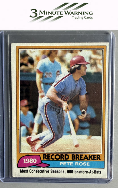 1981 Topps #205 Pete Rose