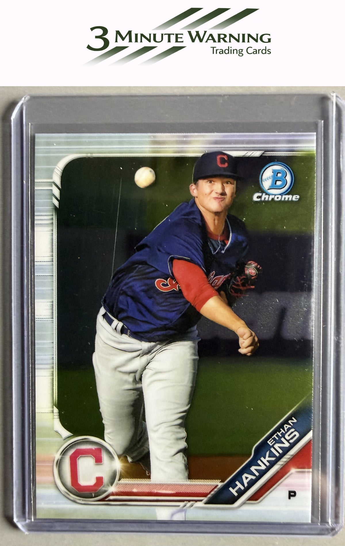 2019 Bowman #BCP-15 Ethan Hankins Chrome Prospects