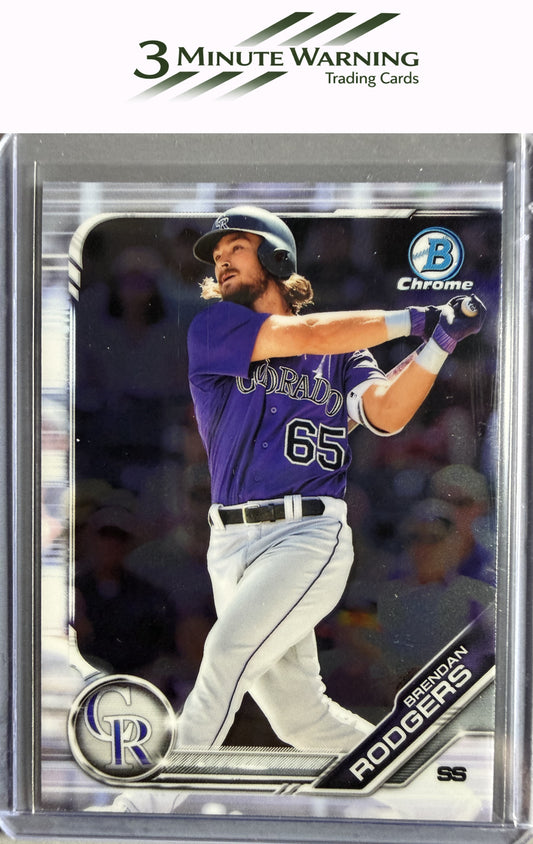 2019 Bowman #BCP-143 Brendan Rodgers Chrome Prospects