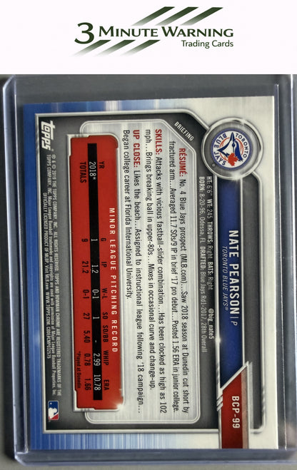 2019 Bowman #BCP-99 Nate Pearson Chrome Prospects