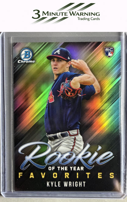 2019 Bowman #ROYF-7 Kyle Wright Rookie of the Year Favorites