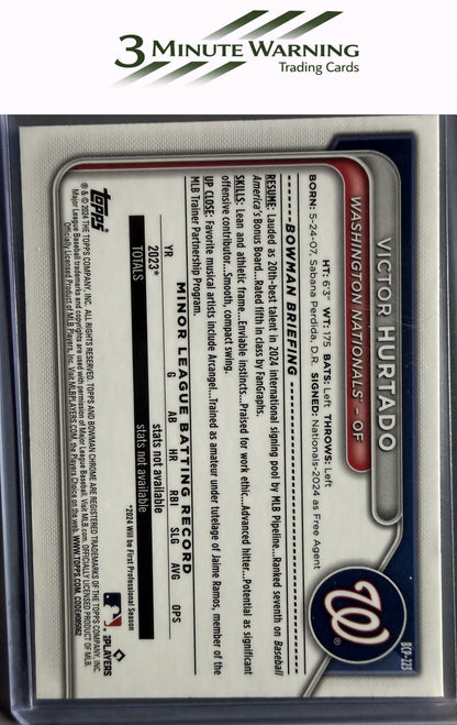 2024 Bowman Chrome #BCP-223 Victor Hurtado Prospects