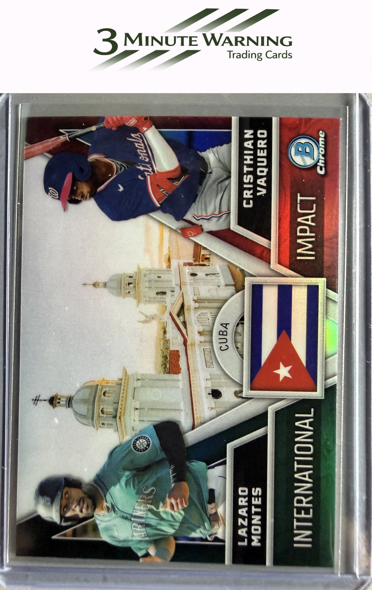 2024 Bowman Chrome #II-8 Cristhian Vaquero / Lazaro Montes International Impact