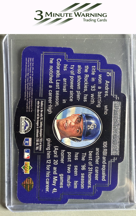 1996 SPx #25 Andres Galarraga