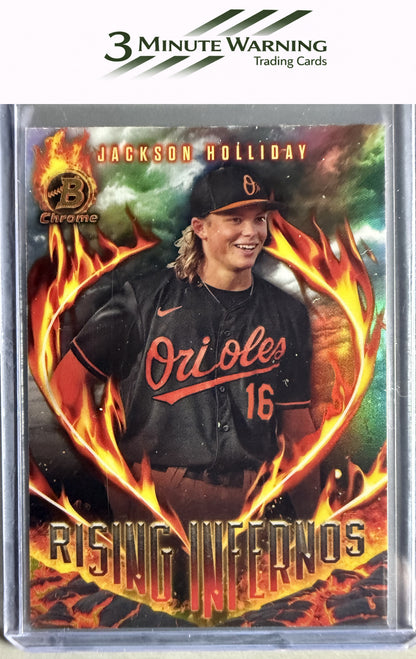 2024 Bowman #RI-9 Jackson Holliday Rising Infernos