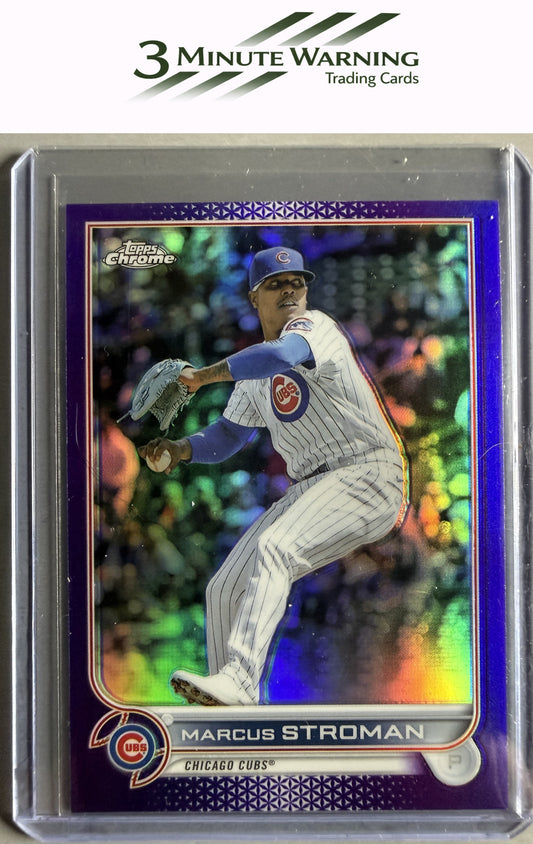 2022 Topps Chrome Update #USC135 Marcus Stroman Purple Refractor