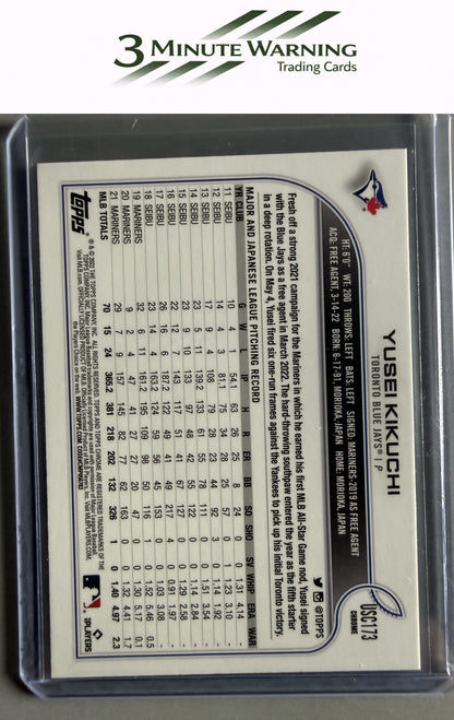 2022 Topps Chrome Update #USC173 Yusei Kikuchi Purple Refractor