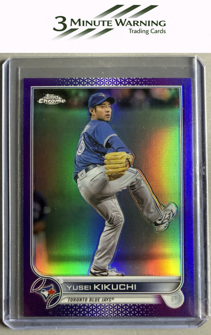 2022 Topps Chrome Update #USC173 Yusei Kikuchi Purple Refractor
