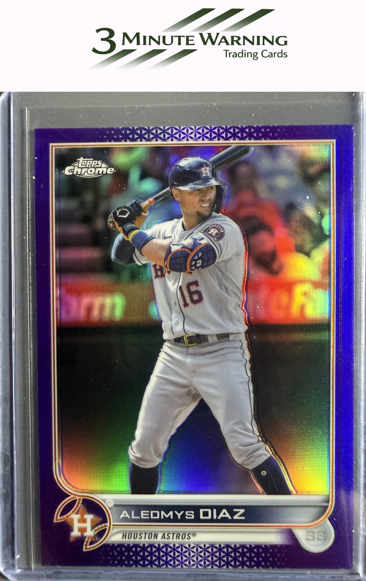 2022 Topps Chrome Update #USC36 Aledmys Diaz Purple Refractor