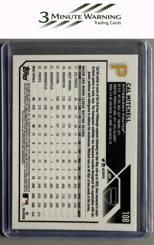 2023 Topps Chrome #108 Cal Mitchell