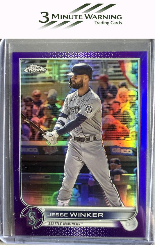 2022 Topps Chrome Update #USC17 Jesse Winker Purple Refractor