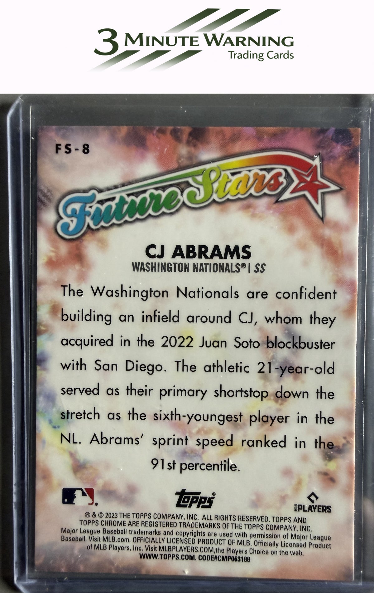 2023 Topps Chrome #FS-8 CJ Abrams Future Stars