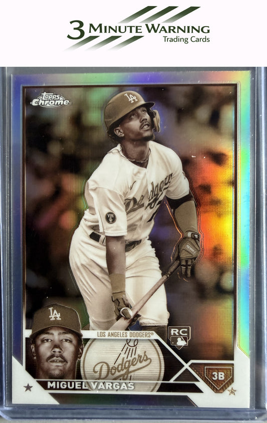 2023 Topps Chrome #161 Miguel Vargas Sepia Refractor