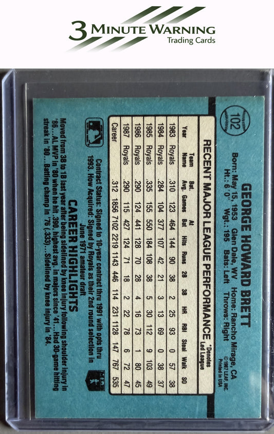 1988 Donruss #102 George Brett