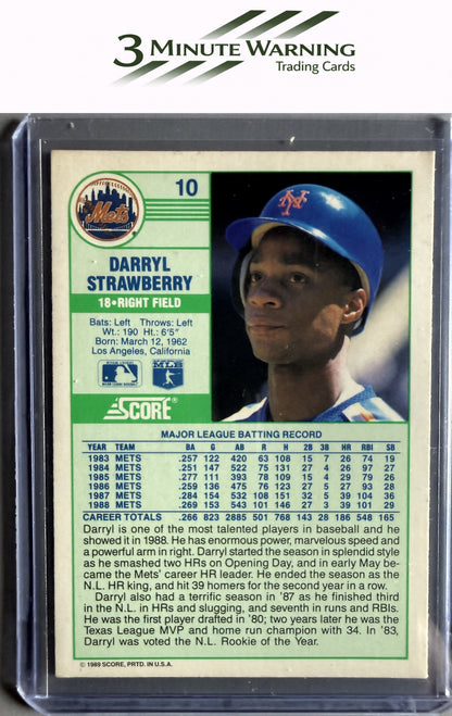 1989 Score #10 Darryl Strawberry