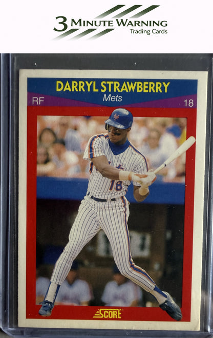 1990 Score 100 Superstars #15 Darryl Strawberry
