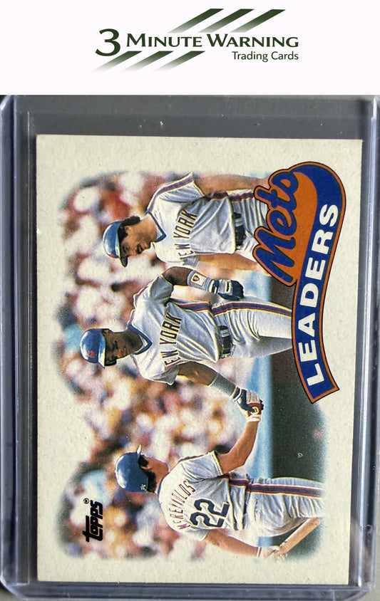 1989 Topps #291 Mets Leaders