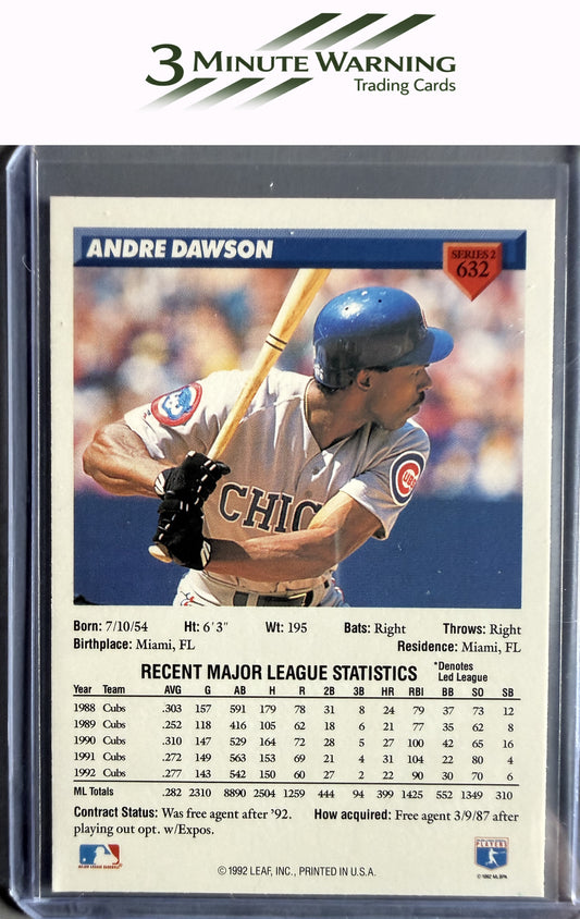 1993 Donruss #632 Andre Dawson