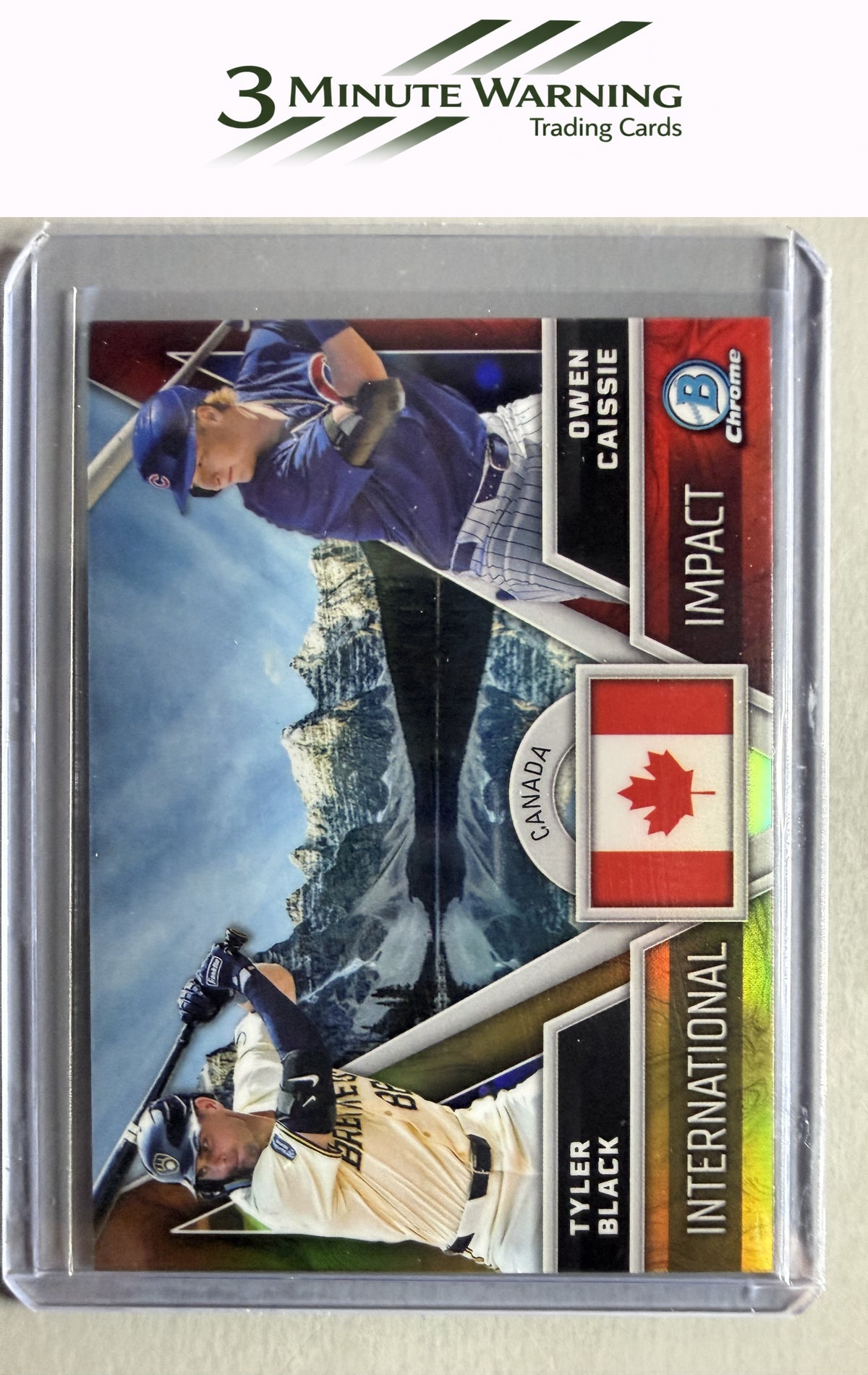 2024 Bowman Chrome #II-25 Tyler Black / Owen Caissie International Impact