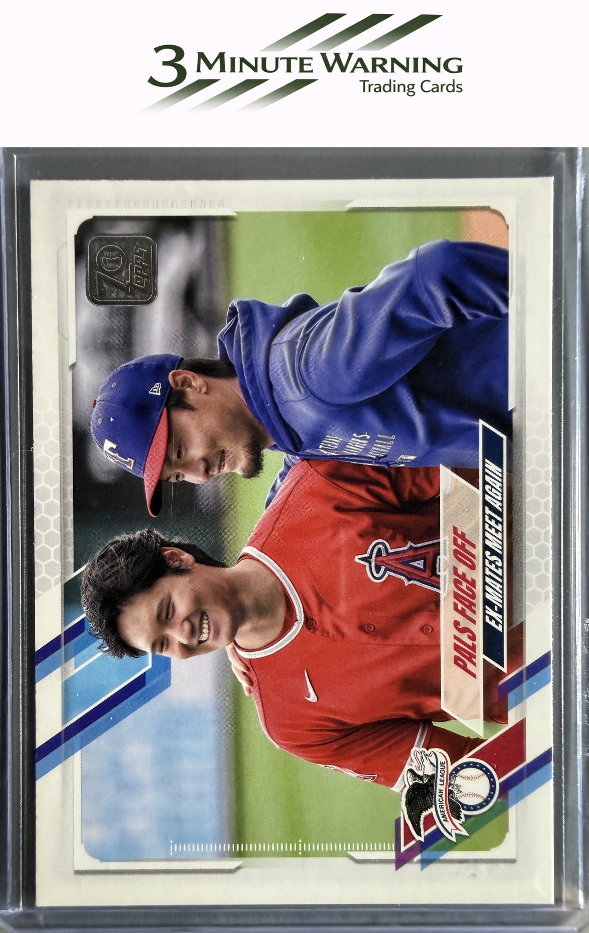 2021 Topps Update #US125 Pals Face Off (Shohei Ohtani / Kohei Arihara)