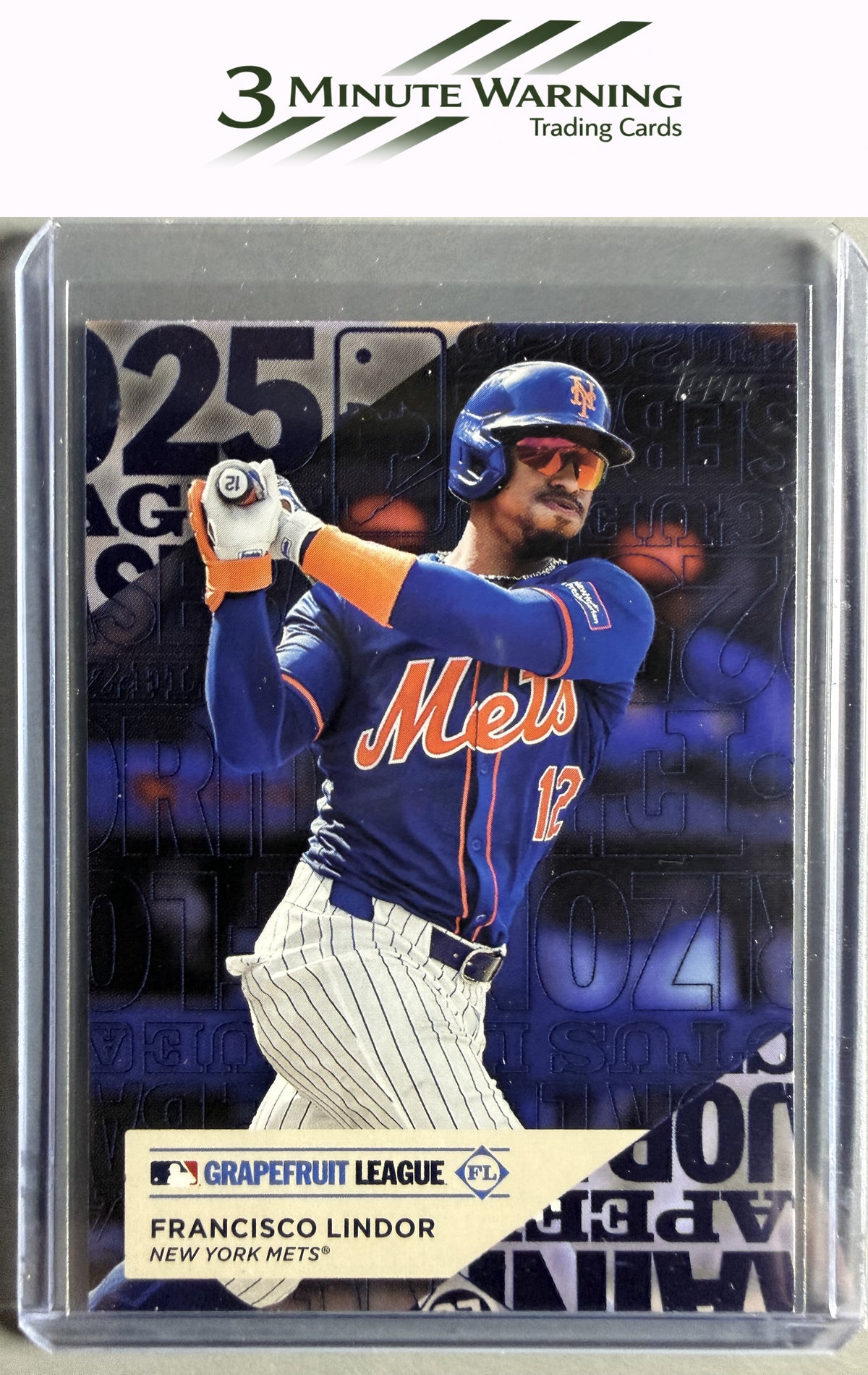 2025 Topps #TG-11 Francisco Lindor Training Grounds