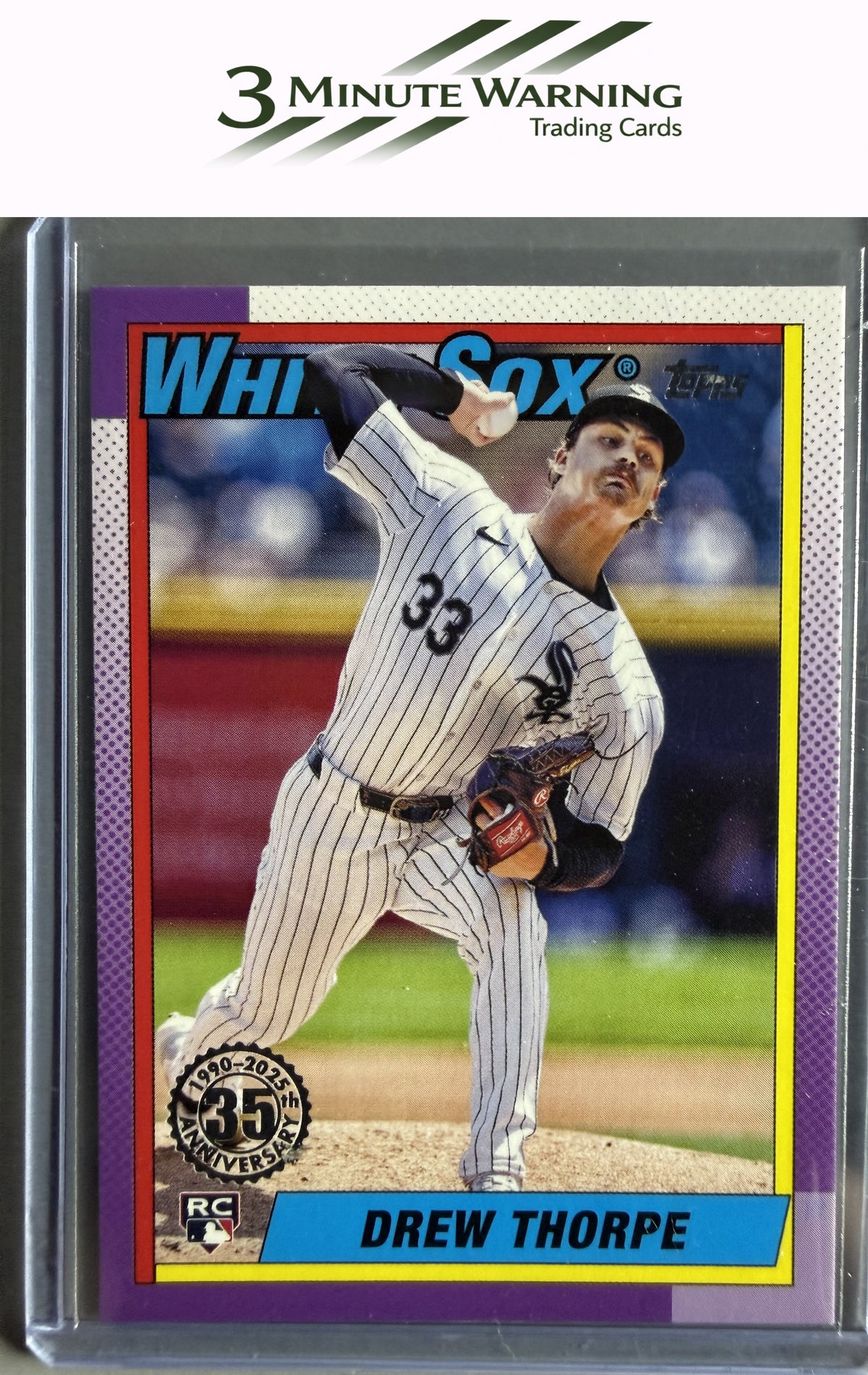 2025 Topps #T90-8 Drew Thorpe 1990 Topps Baseball 35th Anniversary (Series One)