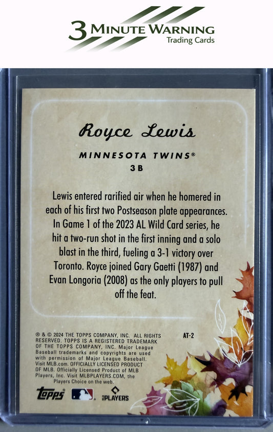 2024 Topps Update #AT-2 Royce Lewis Autumn Tales