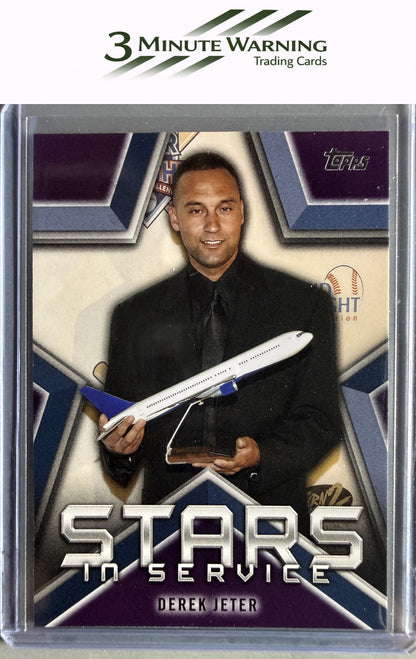 2021 Topps #SIS-11 Derek Jeter Stars in Service
