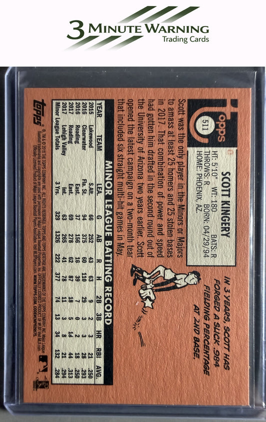 2018 Topps Heritage #511 Scott Kingery