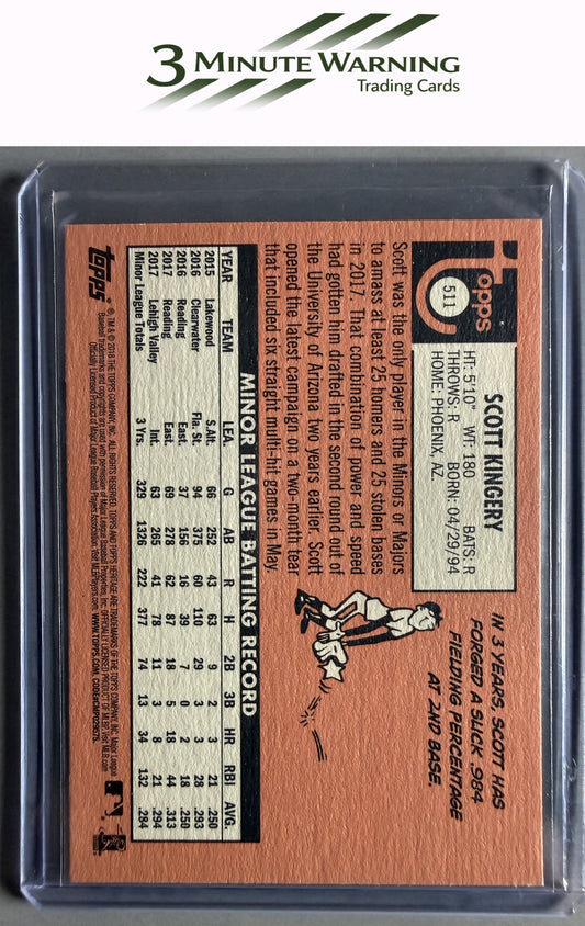 2018 Topps Heritage #511c Scott Kingery : Team Color