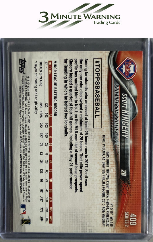 2018 Topps #409 Scott Kingery