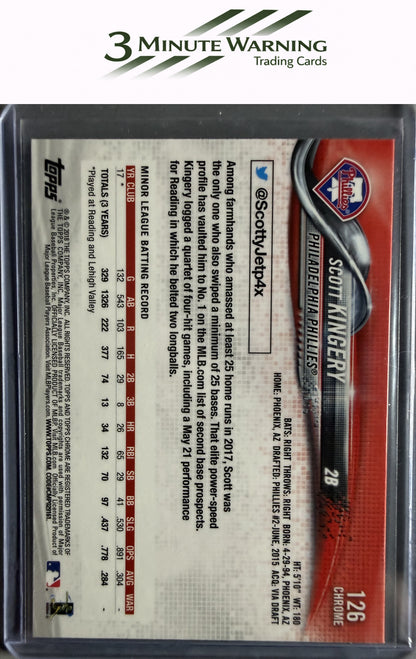 2018 Topps Chrome Update #HMT24 Scott Kingery