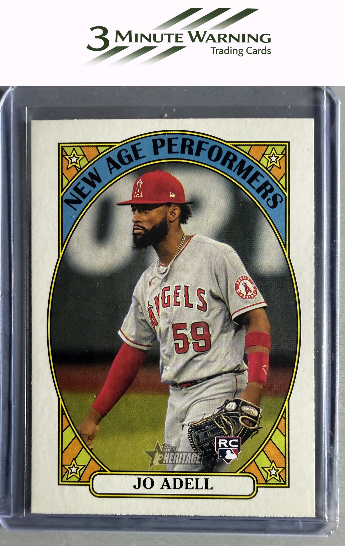 2021 Topps Heritage #NAP-22 Jo Adell New Age Performers
