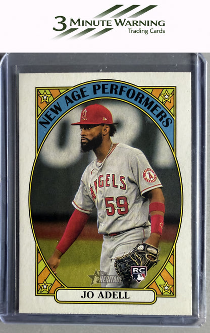 2021 Topps Heritage #NAP-22 Jo Adell New Age Performers