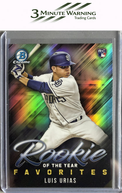 2019 Bowman #ROYF-4 Luis Urias Rookie of the Year Favorites