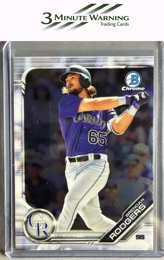 2019 Bowman #BCP-143 Brendan Rodgers Chrome Prospects