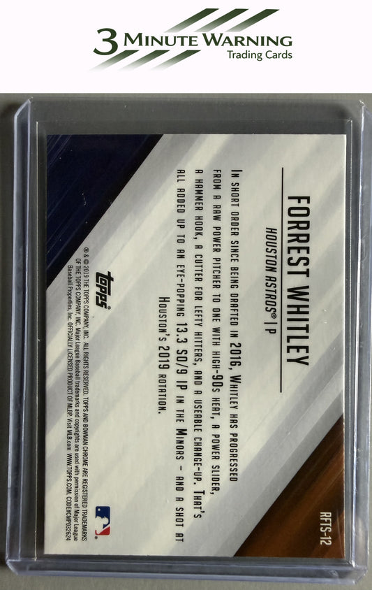 2019 Bowman #RFTS-12 Forrest Whitley Ready for the Show