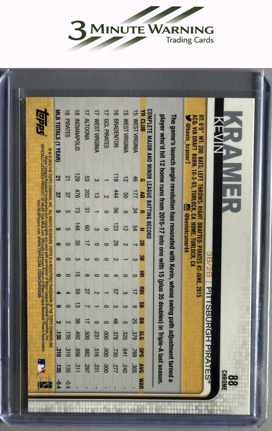 2019 Topps Chrome #88 Kevin Kramer Sepia Refractor
