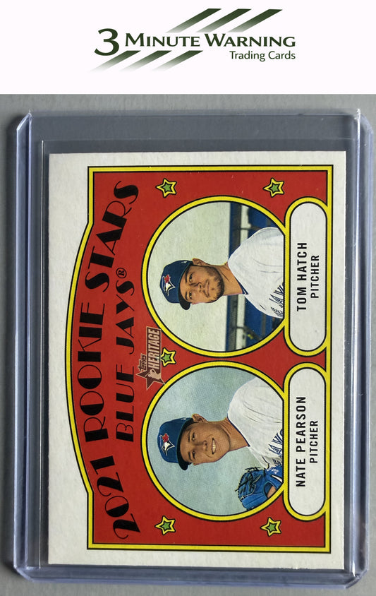 2021 Topps Heritage #301 Blue Jays 2021 Rookie Stars