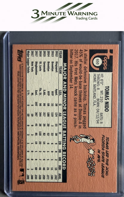 2018 Topps Heritage #650 Tomas Nido