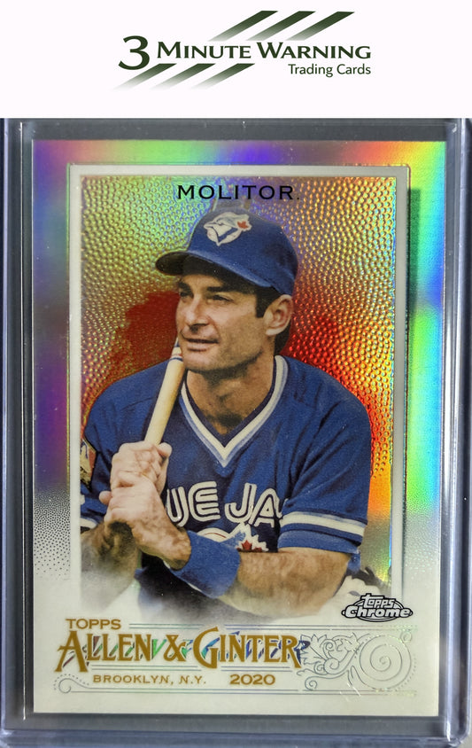 2020 Topps Allen & Ginter Chrome #89 Paul Molitor Refractor