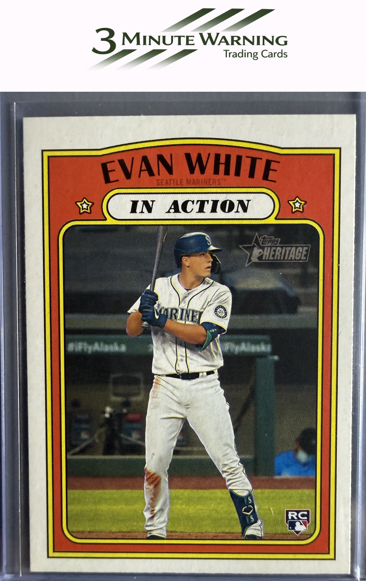 2021 Topps Heritage #134 Evan White