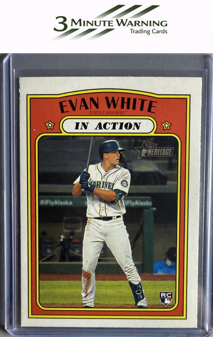 2021 Topps Heritage #134 Evan White
