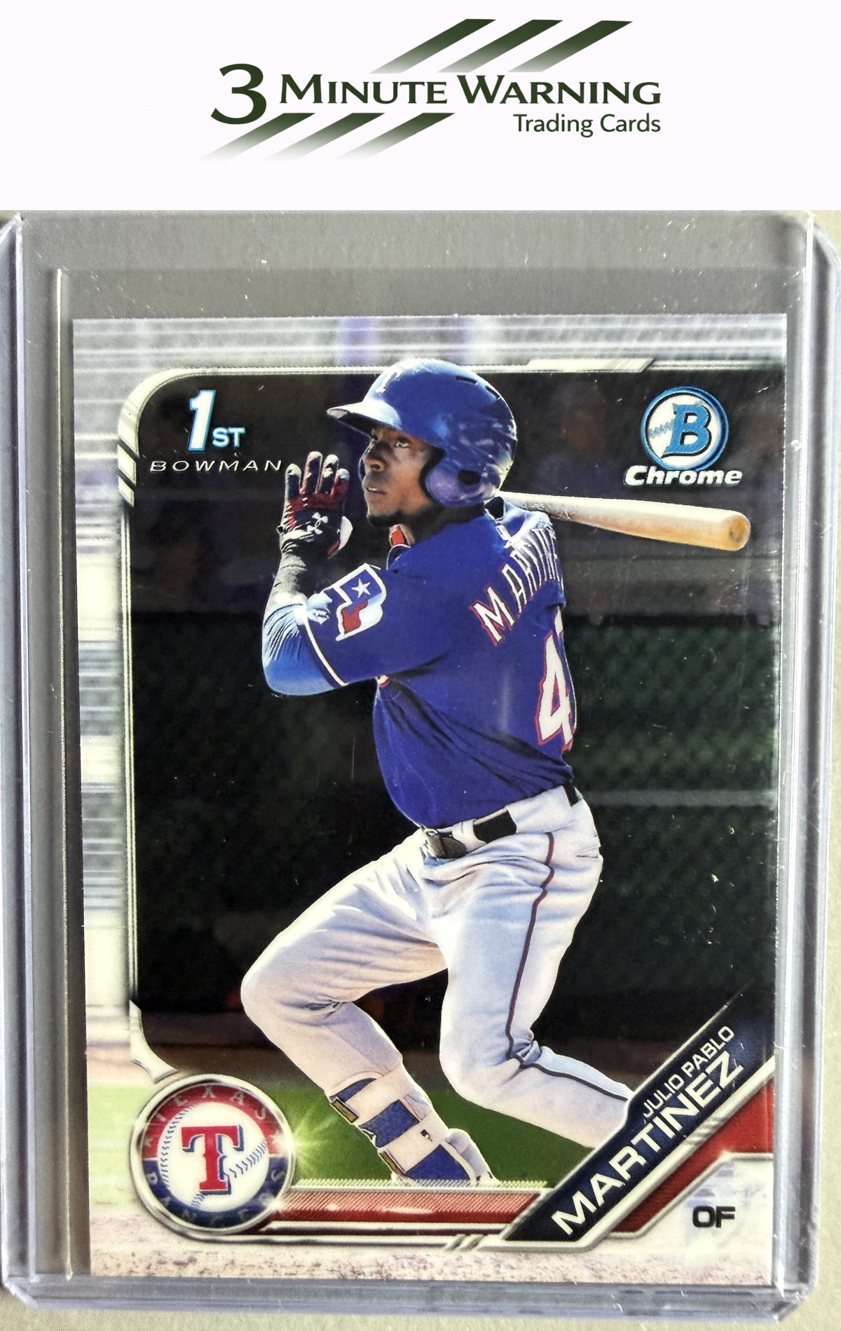2019 Bowman #BCP-30 Julio Pablo Martinez Chrome Prospects