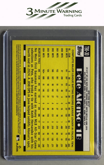 2025 Topps #T90-30 Pete Alonso 1990 Topps Baseball 35th Anniversary (Series One)