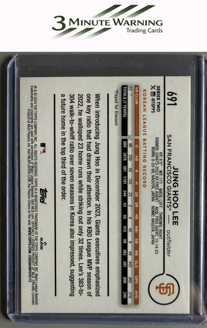 2024 Topps #691 Jung Hoo Lee