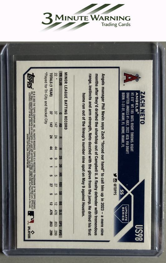 2023 Topps Update #US98 Zach Neto