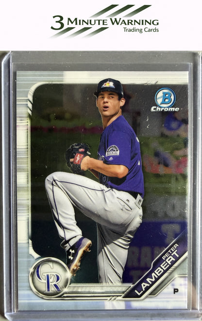 2019 Bowman #BCP-136 Peter Lambert Chrome Prospects