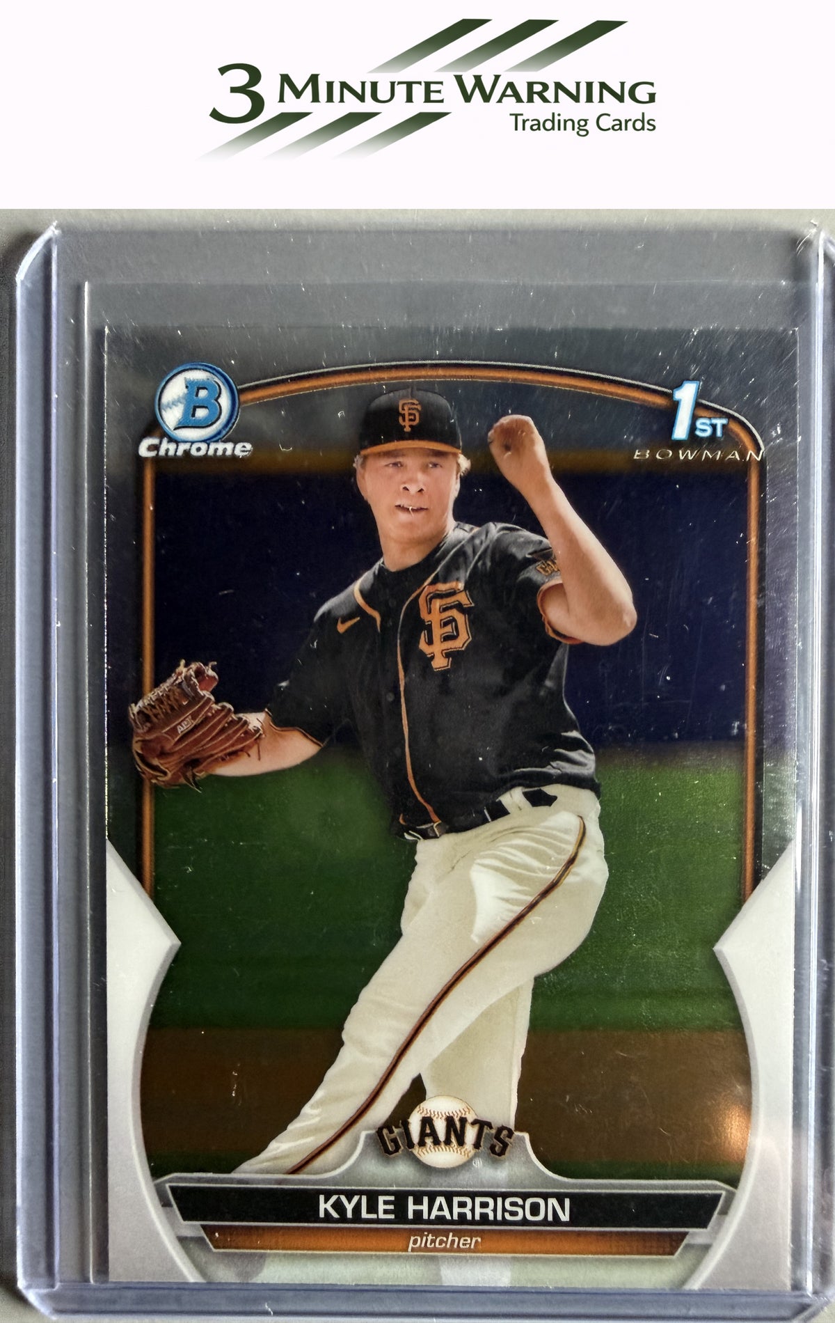 2023 Bowman #BCP-93 Kyle Harrison Chrome Prospects