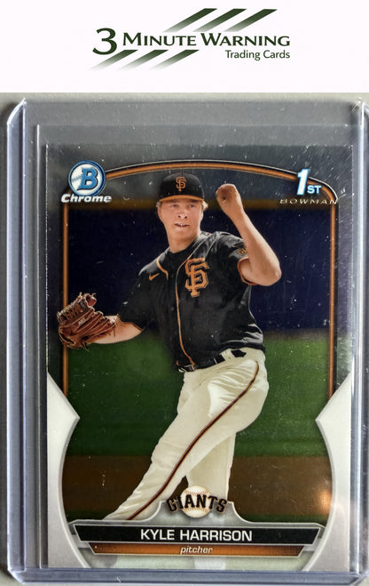 2023 Bowman #BCP-93 Kyle Harrison Chrome Prospects